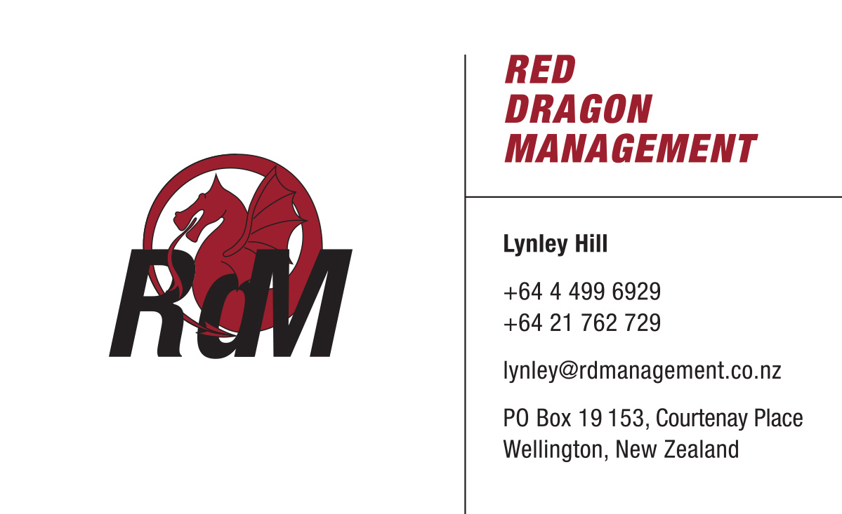 Red Dragon Management Business Card